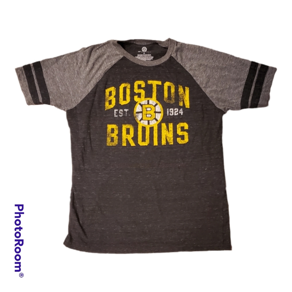NHL, Boston Bruins, Hockey, est 1924 vintage style men's shirt medium